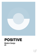 plakat: positive #5 - heavenly blue-Illustrationer-A1two3