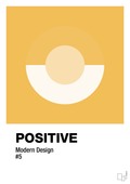 plakat: positive #5 - honeycomb-Illustrationer-A1two3
