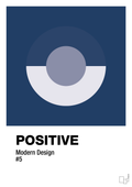plakat: positive #5 - lapis blue-Illustrationer-A1two3