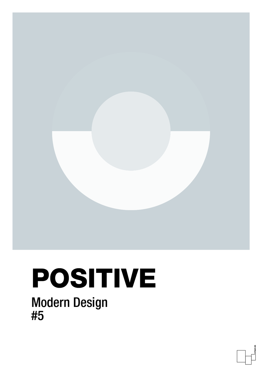 plakat: positive #5 - light drizzle-Illustrationer-A1two3