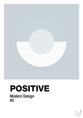 plakat: positive #5 - light drizzle-Illustrationer-A1two3