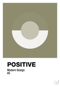 plakat: positive #5 - misty forrest-Illustrationer-A1two3