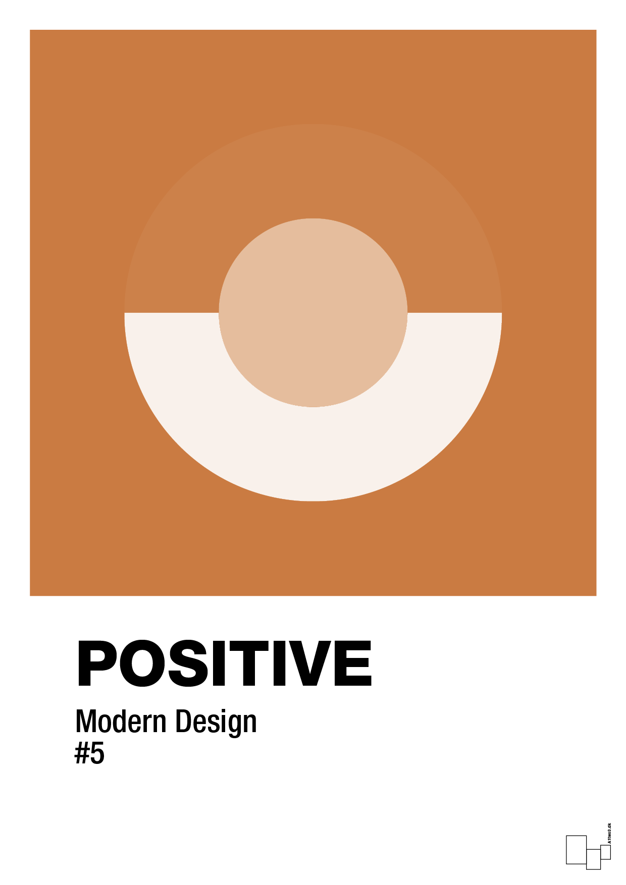 plakat: positive #5 - rumba orange-Illustrationer-A1two3