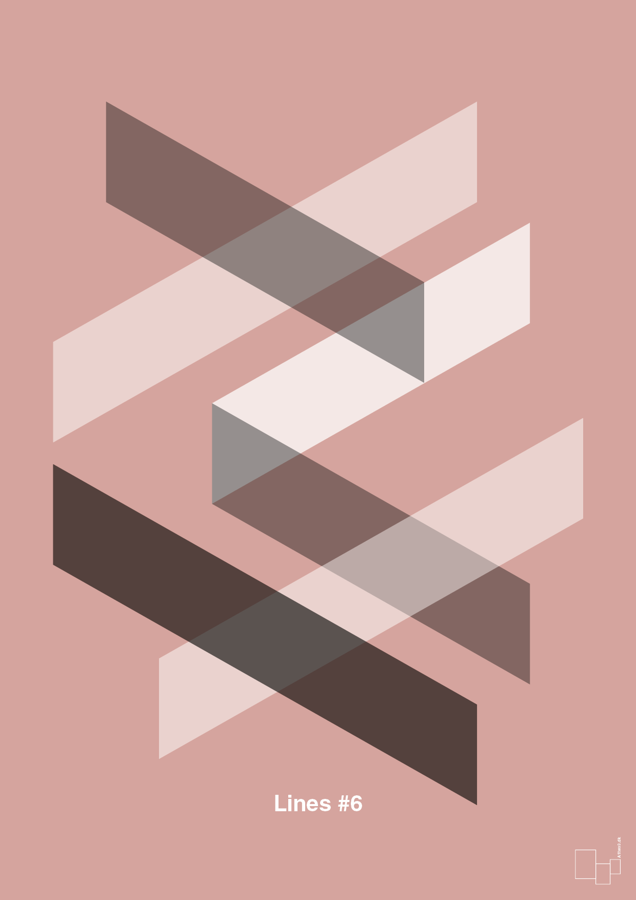 plakat: lines #6 - bubble shell-Illustrationer-A1two3