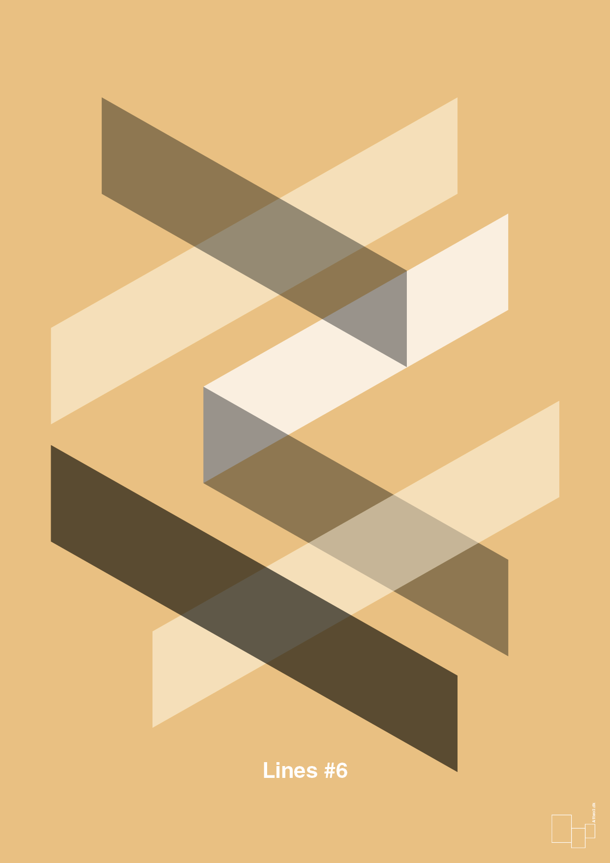 plakat: lines #6 - charismatic-Illustrationer-A1two3