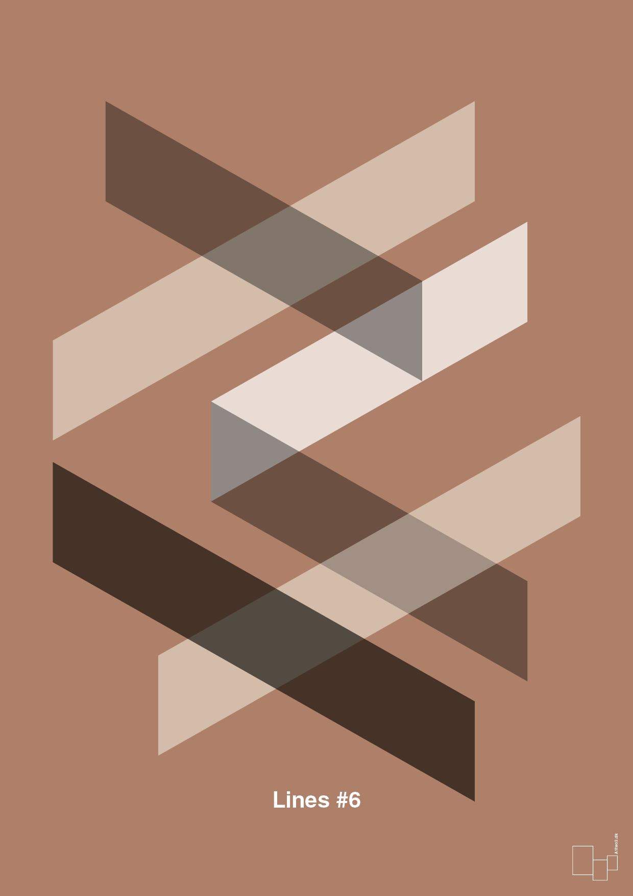 plakat: lines #6 - cider spice-Illustrationer-A1two3