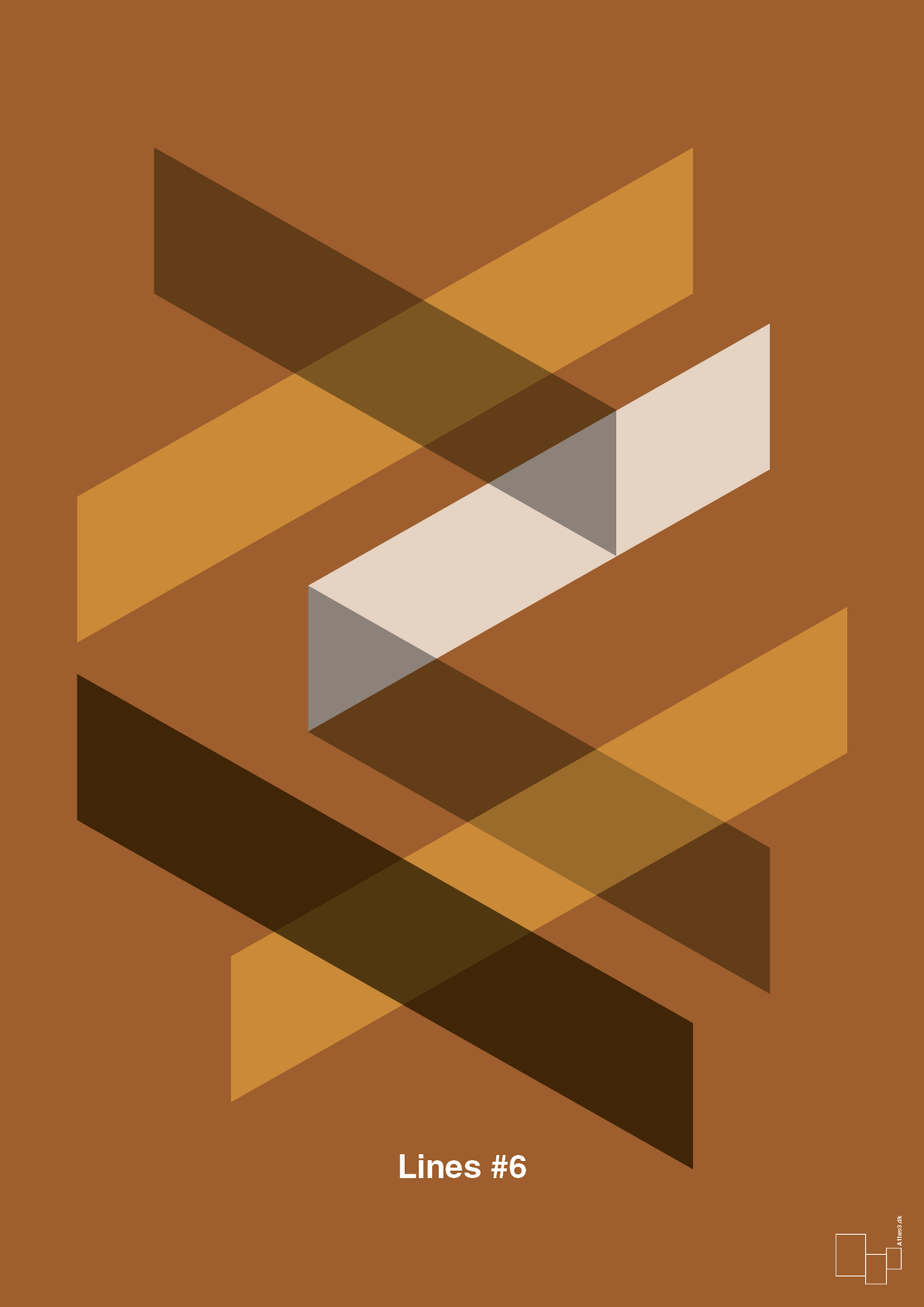 plakat: lines #6 - cognac-Illustrationer-A1two3