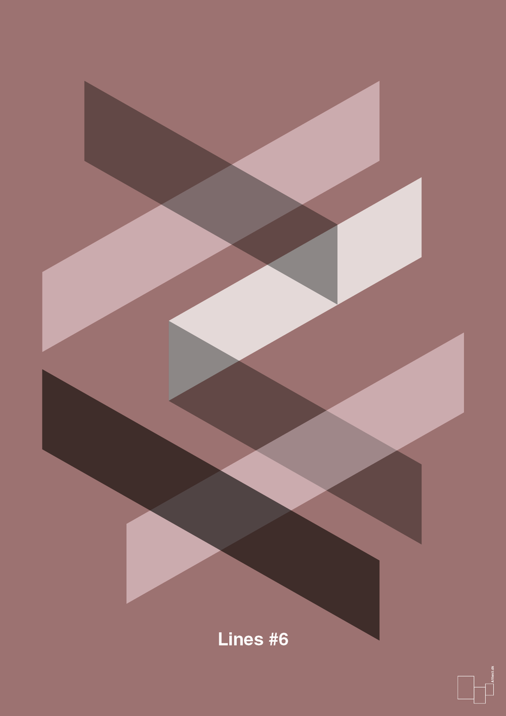 plakat: lines #6 - plum-Illustrationer-A1two3