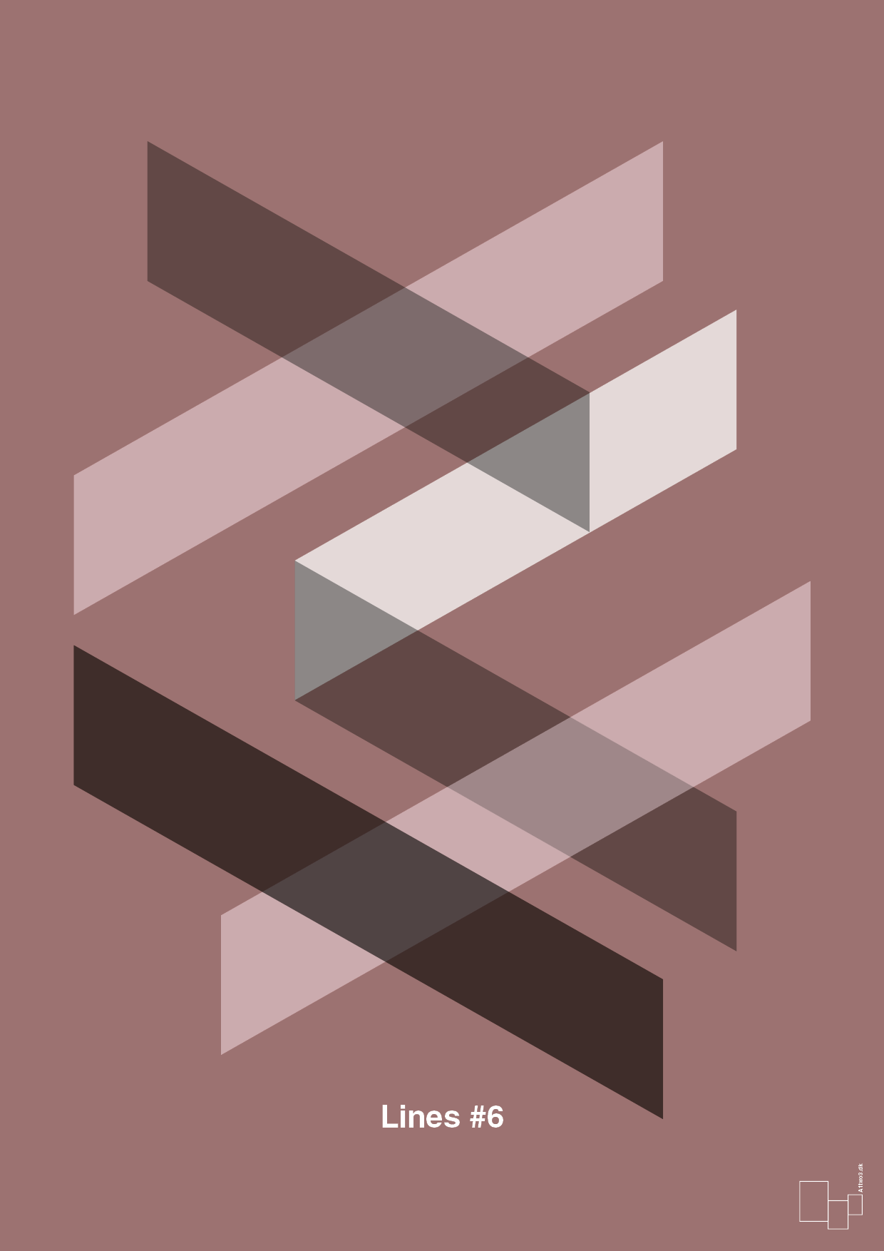 plakat: lines #6 - plum-Illustrationer-A1two3