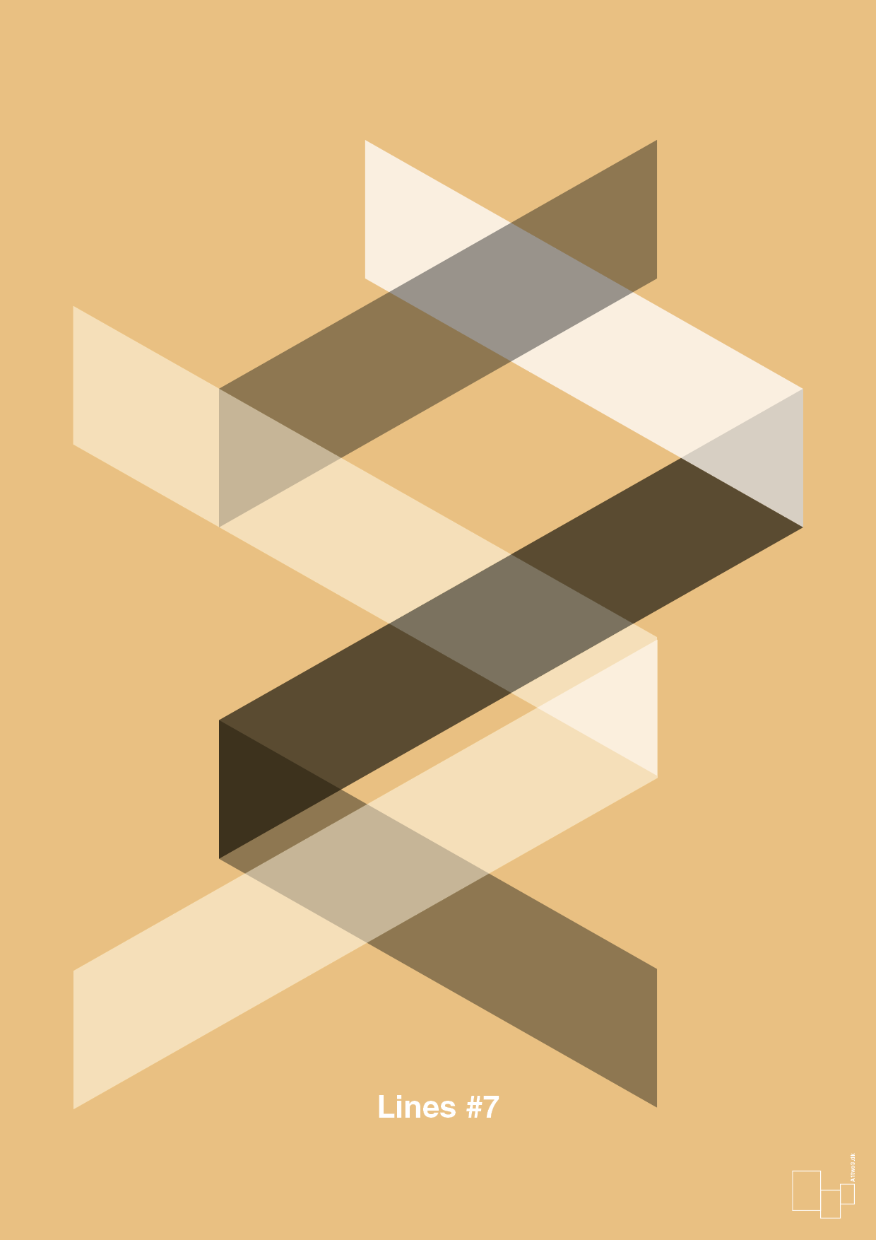 plakat: lines #7 - charismatic-Illustrationer-A1two3