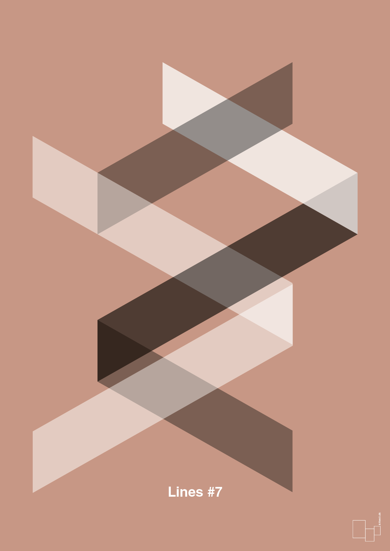 plakat: lines #7 - powder-Illustrationer-A1two3