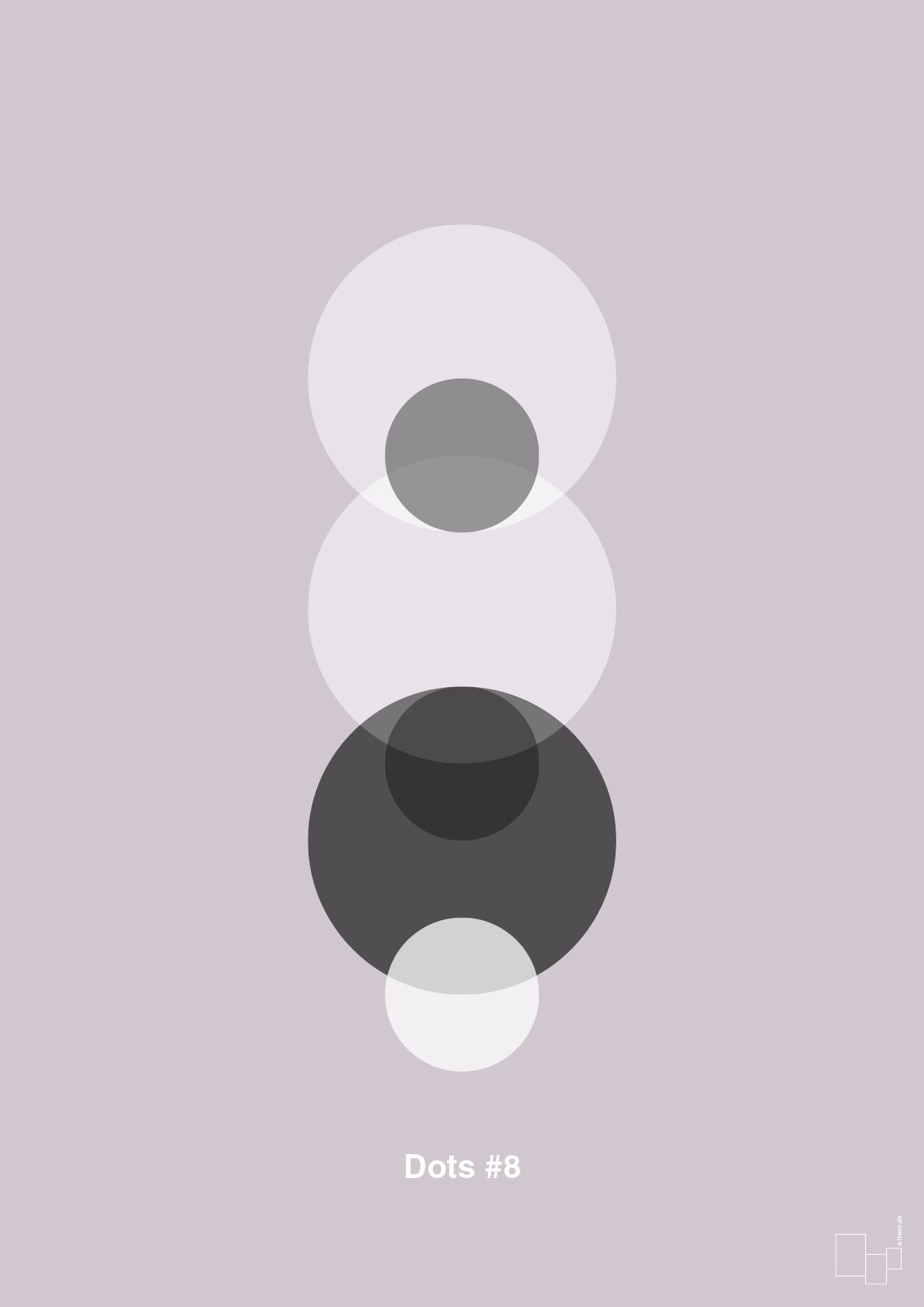 plakat: dots #8 - dusty lilac-Illustrationer-A1two3
