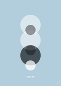 plakat: dots #8 - heavenly blue-Illustrationer-A1two3