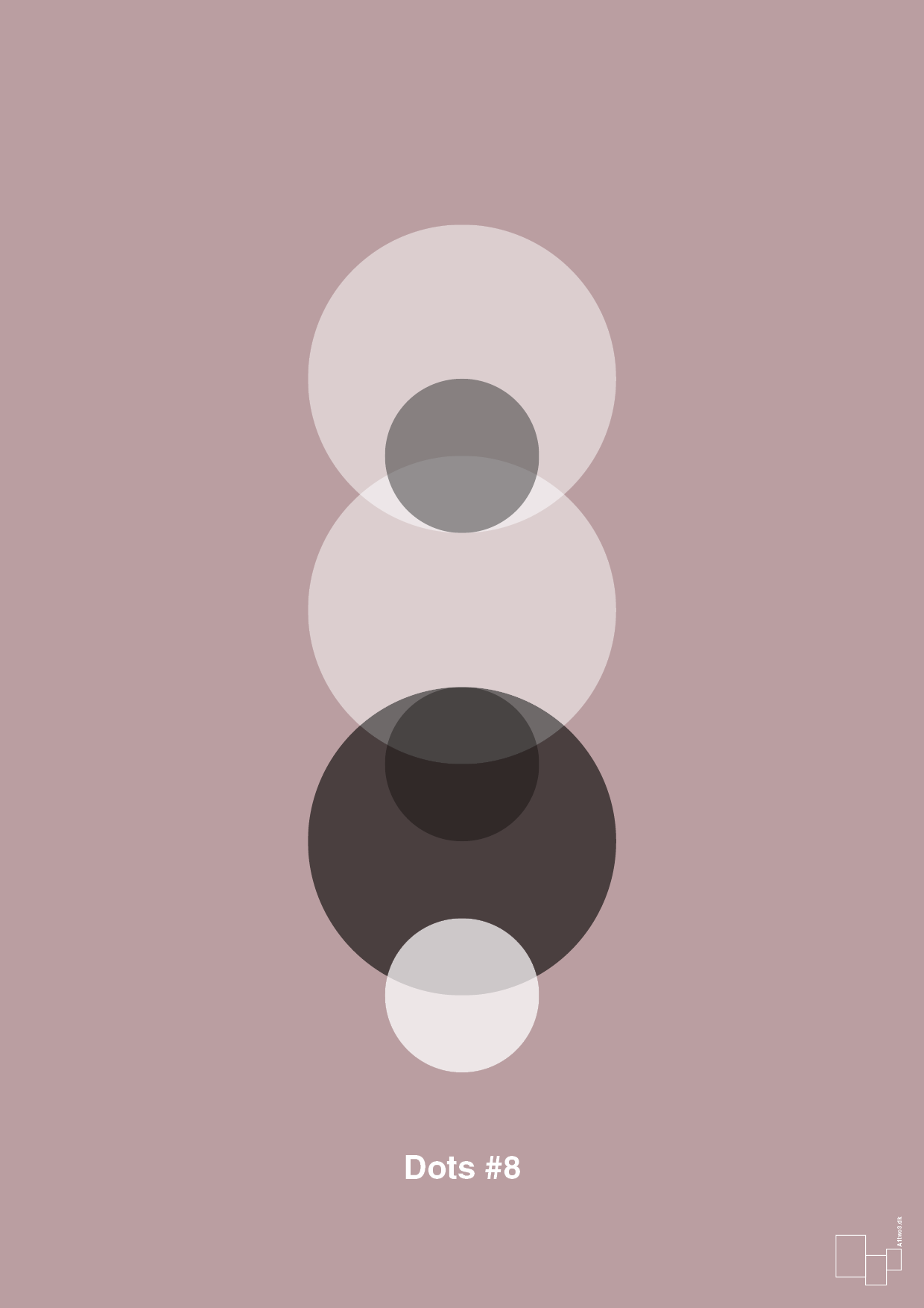 plakat: dots #8 - light rose-Illustrationer-A1two3