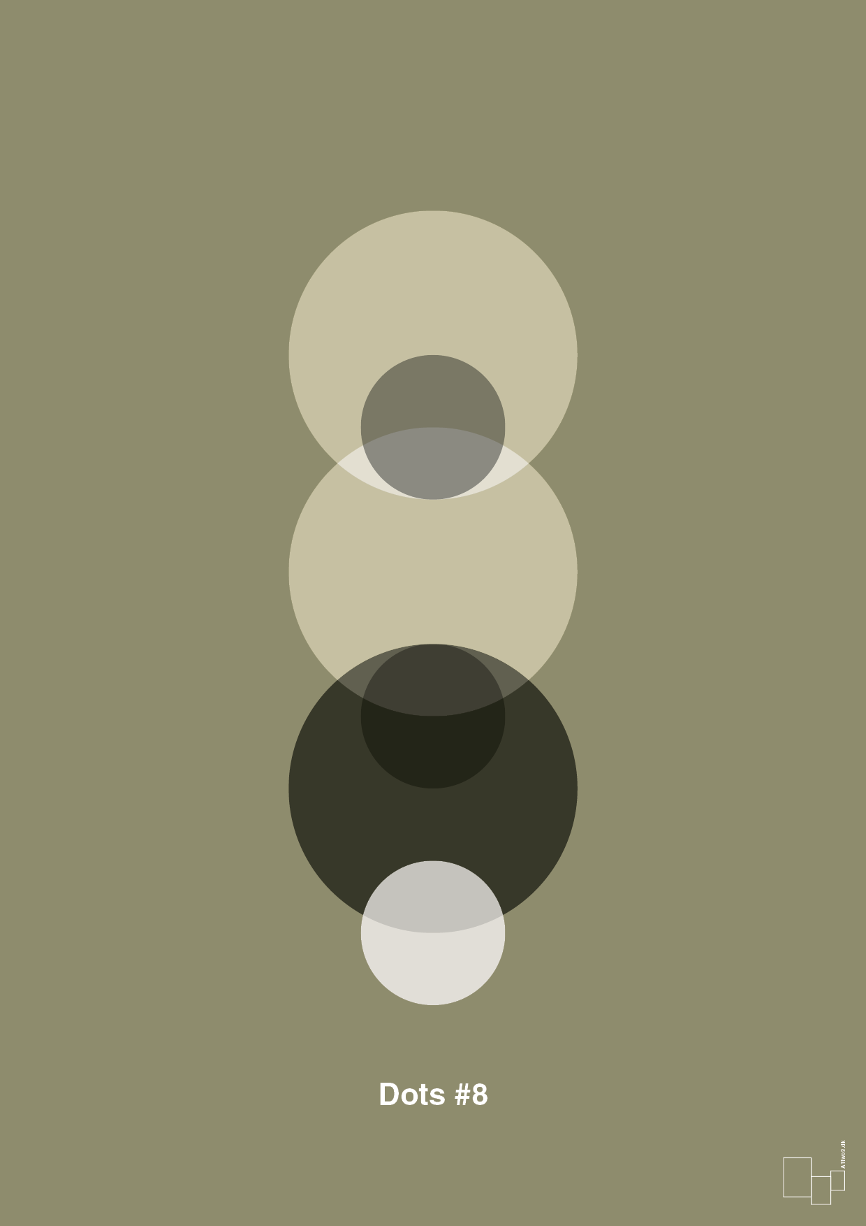 plakat: dots #8 - misty forrest-Illustrationer-A1two3