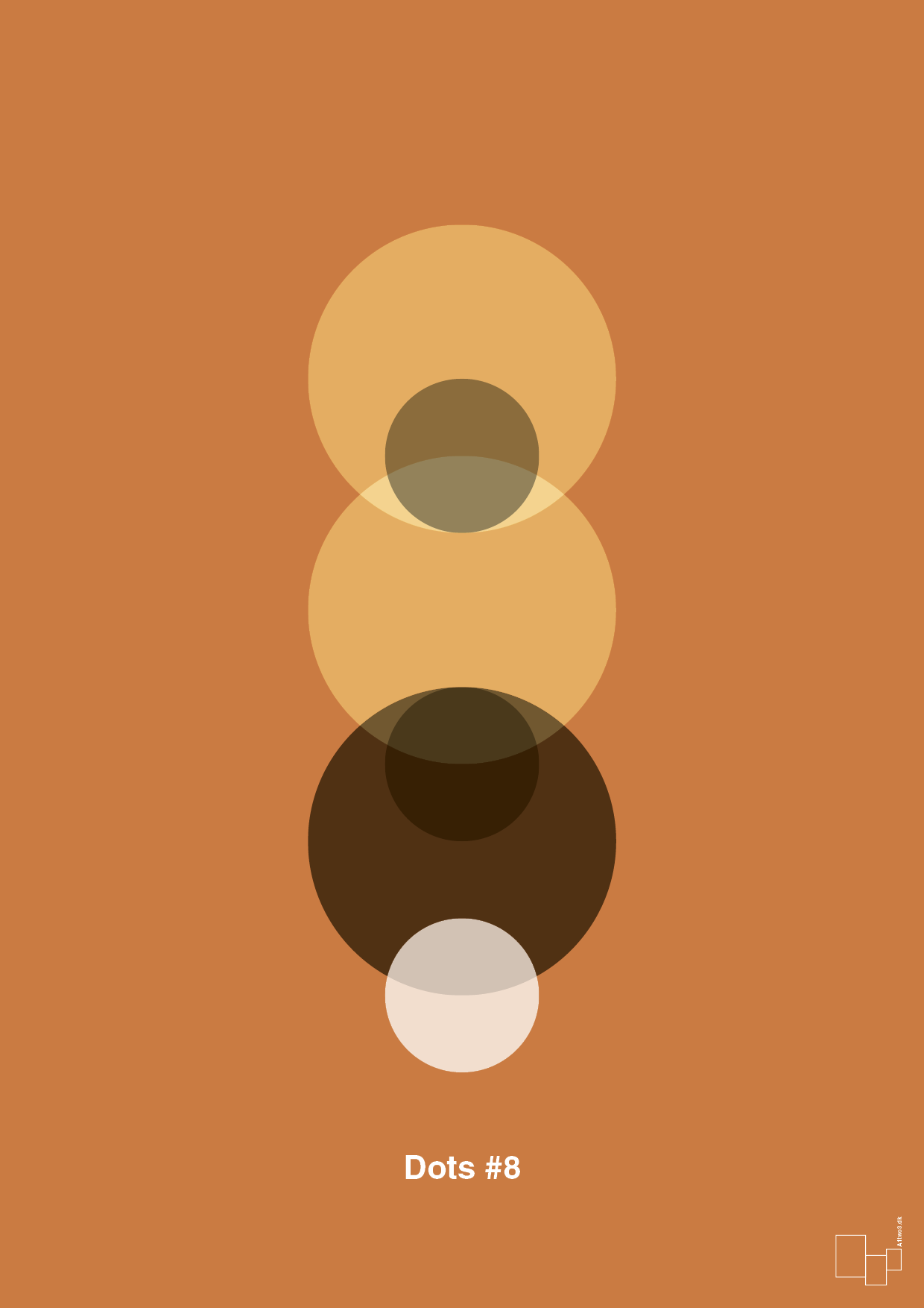 plakat: dots #8 - rumba orange-Illustrationer-A1two3