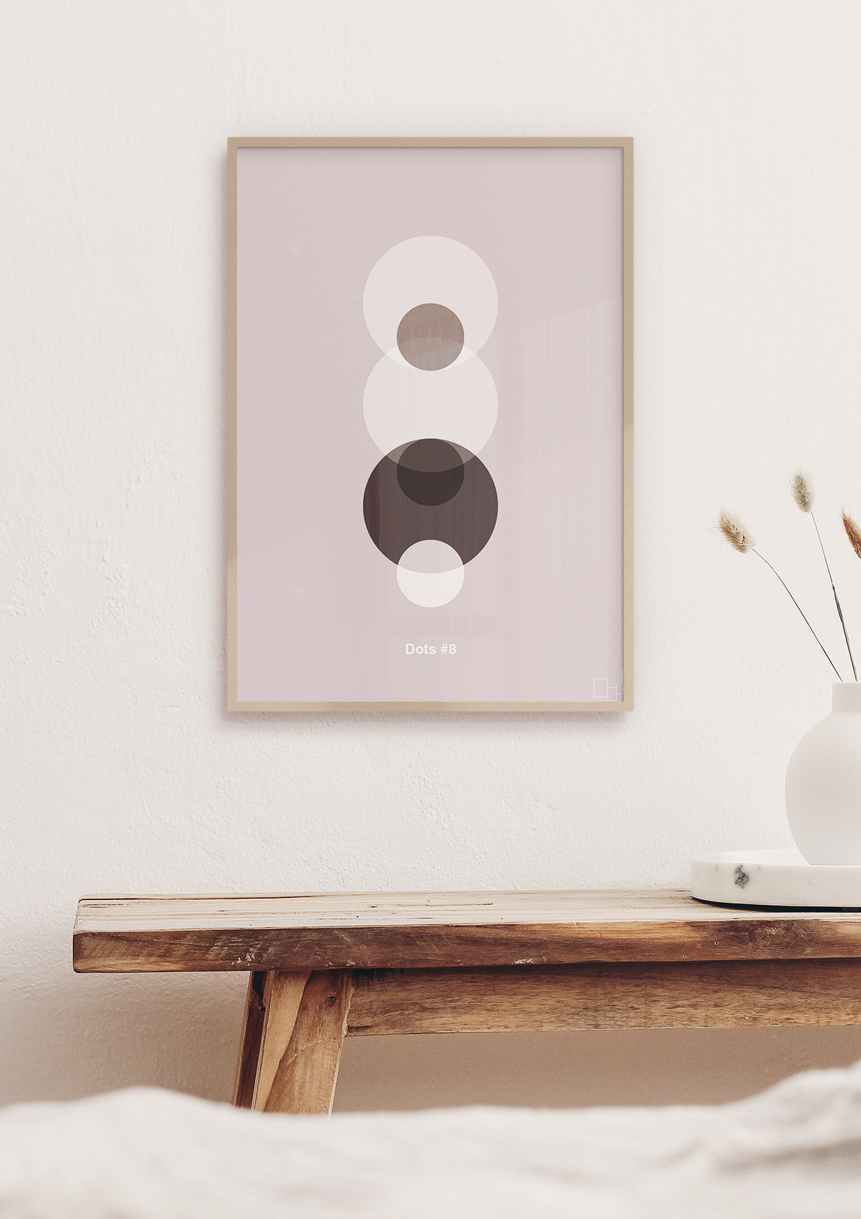 plakat: dots #8 - graphic charcoal-Illustrationer-A1two3