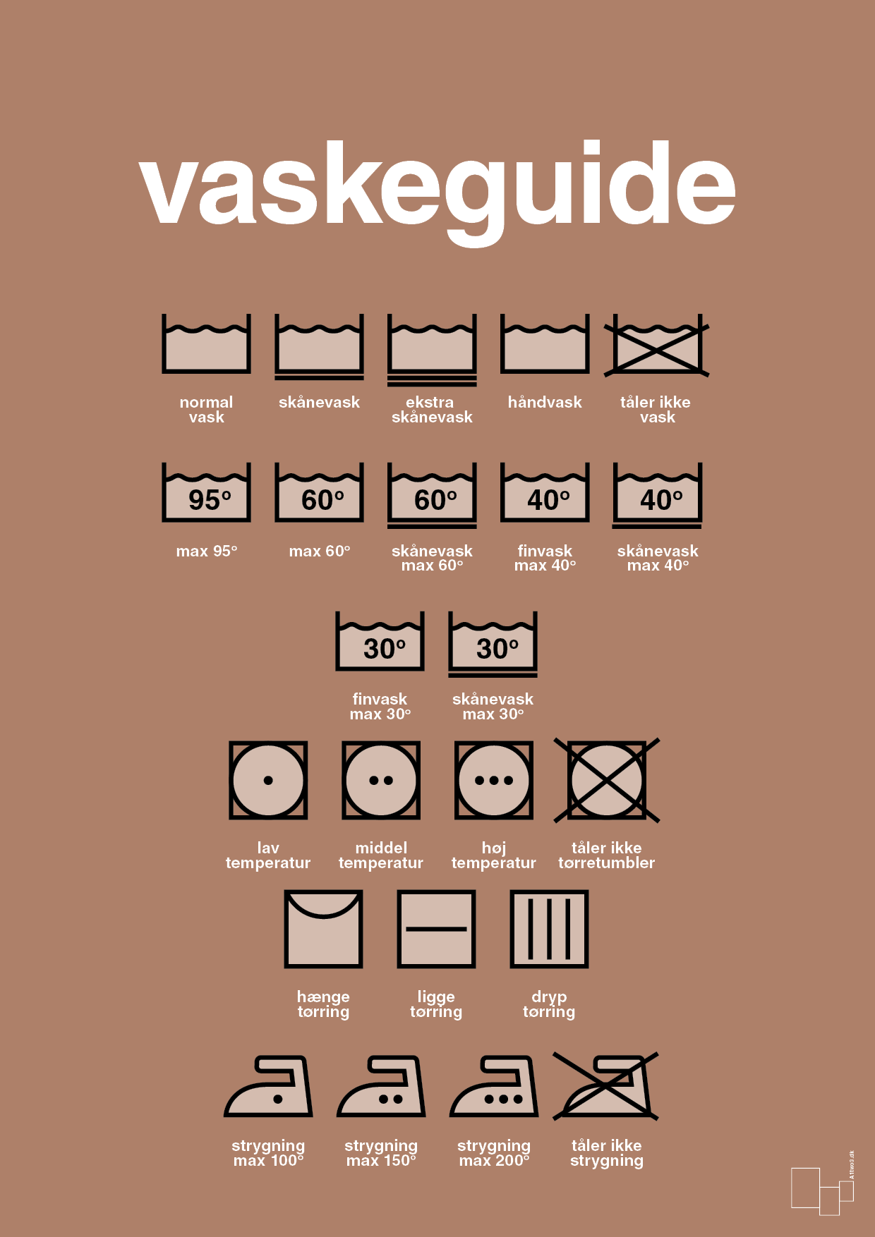 plakat: vaskeguide - cider spice-Guides-A1two3