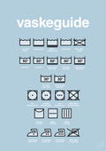 plakat: vaskeguide - heavenly blue-Guides-A1two3