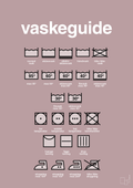 plakat: vaskeguide - light rose-Guides-A1two3