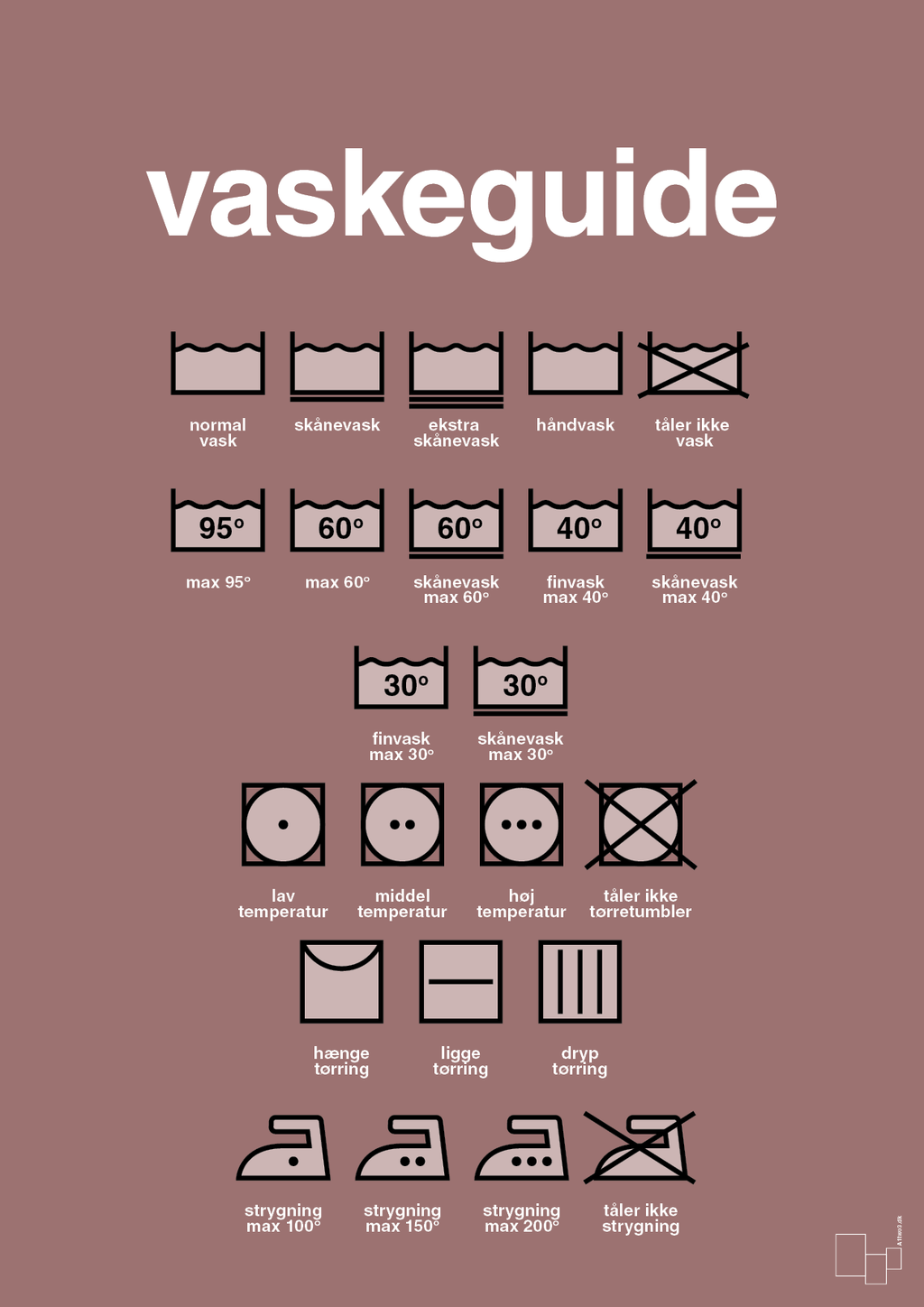 plakat: vaskeguide - plum-Guides-A1two3