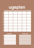 plakat: ugeplan til 6 personer - cider spice-Planer-A1two3