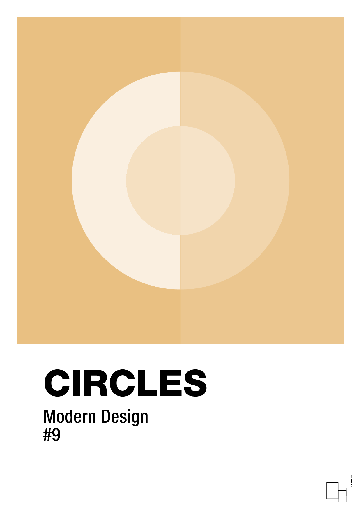 plakat: circles #9 - charismatic-Illustrationer-A1two3