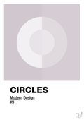 plakat: circles #9 - dusty lilac-Illustrationer-A1two3