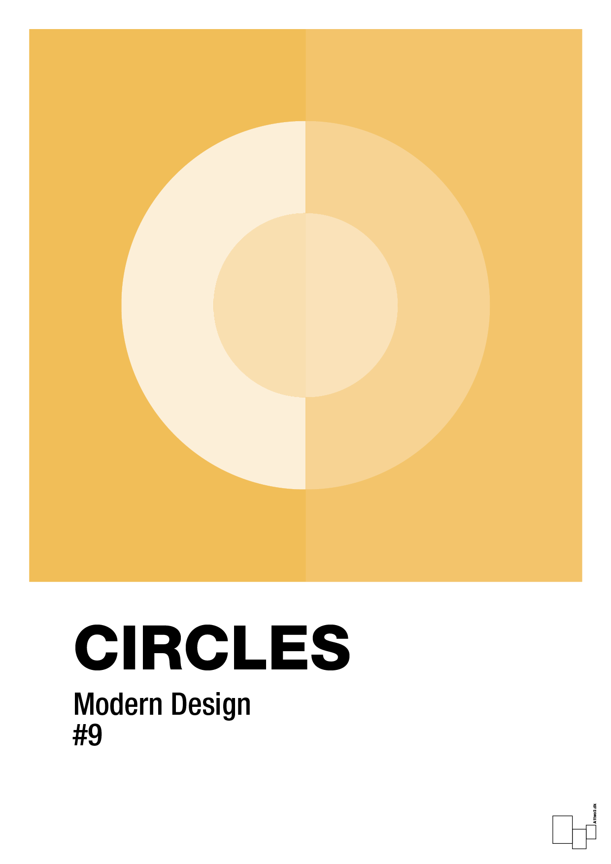 plakat: circles #9 - honeycomb-Illustrationer-A1two3