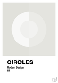 plakat: circles #9 - painters white-Illustrationer-A1two3