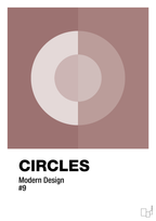 plakat: circles #9 - plum-Illustrationer-A1two3