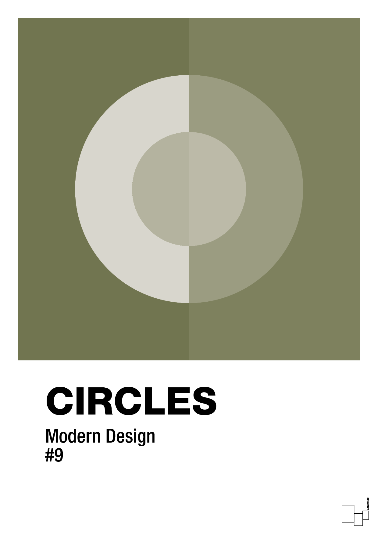 plakat: circles #9 - secret meadow-Illustrationer-A1two3