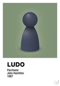 plakat: ludobrik i blå - jade-Brætspil-A1two3