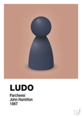 plakat: ludobrik i blå - powder-Brætspil-A1two3