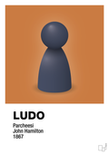 plakat: ludobrik i blå - rumba orange-Brætspil-A1two3