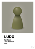 plakat: ludobrik i grøn - battleship gray-Brætspil-A1two3