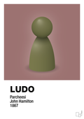 plakat: ludobrik i grøn - plum-Brætspil-A1two3