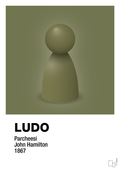 plakat: ludobrik i grøn - secret meadow-Brætspil-A1two3