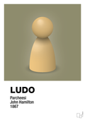 plakat: ludobrik i gul - misty forrest-Brætspil-A1two3