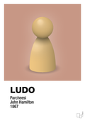 plakat: ludobrik i gul - powder-Brætspil-A1two3