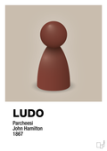 plakat: ludobrik i rød - creamy mushroom-Brætspil-A1two3