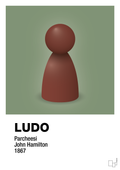plakat: ludobrik i rød - jade-Brætspil-A1two3