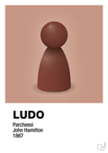 plakat: ludobrik i rød - powder-Brætspil-A1two3
