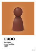 plakat: ludobrik i rød - rumba orange-Brætspil-A1two3