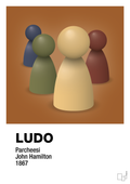 plakat: ludobrikker - cognac-Brætspil-A1two3