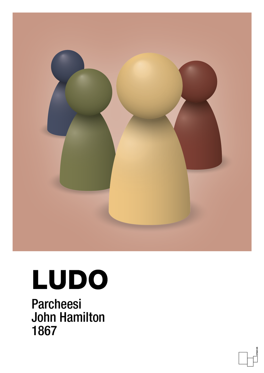 plakat: ludobrikker - powder-Brætspil-A1two3