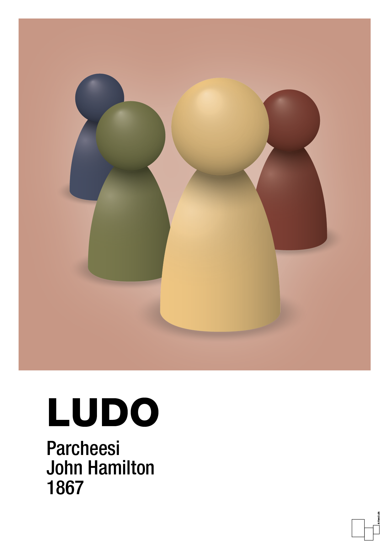 plakat: ludobrikker - powder-Brætspil-A1two3