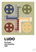 plakat: ludo spilleplade - back to nature-Brætspil-A1two3