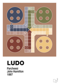plakat: ludo spilleplade - cider spice-Brætspil-A1two3