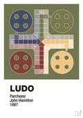 plakat: ludo spilleplade - secret meadow-Brætspil-A1two3